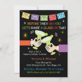 Mexicaanse Fiesta repetitie diner Kaart (Voorkant)