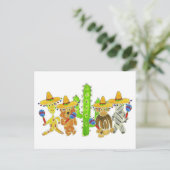 Mexicaanse Fiesta-ritters Briefkaart (Staand voorkant)
