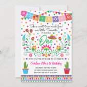 Mexicaanse Fiesta Senorita 1e verjaardagsfeestje U Kaart (Voorkant)