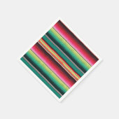 Mexicaanse Fiesta serape print tapijt Servetten (Hoek)