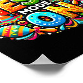 Mexicaanse Fiesta Shirten Cinco de Mayo Hispanic H Poster (Hoek)