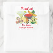 Mexicaanse Fiesta sticker labels (Tas)