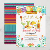 Mexicaanse Fiesta Stock De Bar Engagement Party Kaart (Voorkant / Achterkant)