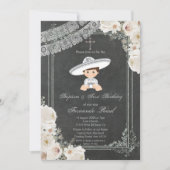 Mexicaanse Fiesta Sylver Boy doop en verjaardag Kaart (Voorkant)