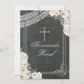 Mexicaanse Fiesta Sylver Boy doop en verjaardag Kaart (Achterkant)