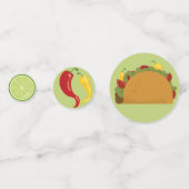 Mexicaanse fiesta taco baby shower confetti (Voorkanten)