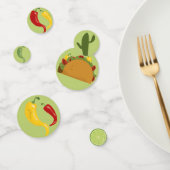 Mexicaanse fiesta taco baby shower confetti (Groep)