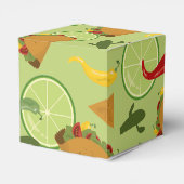 Mexicaanse fiesta taco koppels baby shower bedankdoosjes (Achterkant)