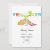 Mexicaanse Fiesta Taco 'over liefde bruiloft Kaart (Voorkant)