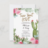 Mexicaanse Fiesta Taco 'Over Love Couples Douche I Kaart (Voorkant)