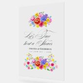 Mexicaanse Fiesta Taco 'over Love Shower Welkom Acryl Bord (Hoek)