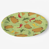 Mexicaanse fiesta taco papieren bordje (Gekanteld)