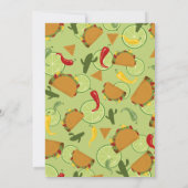 Mexicaanse Fiesta Taco voorspellingen voor baby sp Kaart (Achterkant)