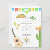 Mexicaanse Fiesta Taco's liefdesorganisatie Kaart (Voorkant)