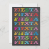 Mexicaanse Fiesta Uitnodiging na de Bruiloft (Achterkant)