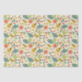 Mexicaanse Fiesta Verjaardag Patroon Tissuepapier (Voorkant)