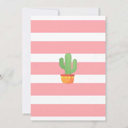 MEXICAANSE FIESTA VERJAARDAG UITNODIGING (Achterkant)