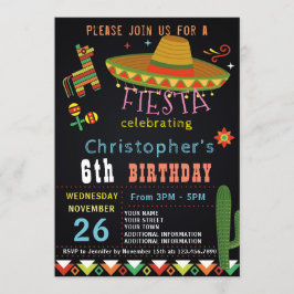 MEXICAANSE FIESTA VERJAARDAG UITNODIGING | FEESTJE
