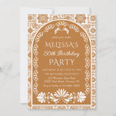 Mexicaanse fiesta verjaardagsfeest talavera Uitnod Kaart (Voorkant)