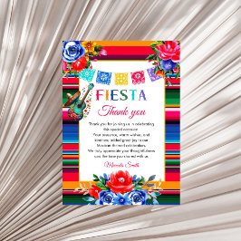Mexicaanse Fiesta Verjaardagsplattegrond Kaart