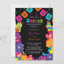 Mexicaanse Fiesta Vivid Florals Engagement Party