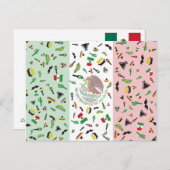 Mexicaanse Fiesta - vlag van Mexico-Briefkaart Briefkaart (Voorkant / Achterkant)