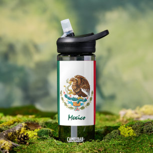 Mexicaanse fles, patriottische Mexicaanse vlag Waterfles