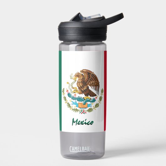 Mexicaanse fles, patriottische Mexicaanse vlag Waterfles (Links)