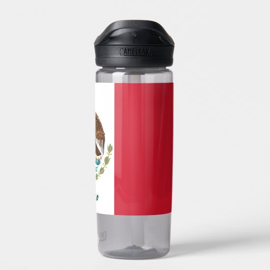 Mexicaanse fles, patriottische Mexicaanse vlag Waterfles (Achterkant)