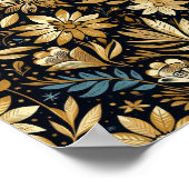 Mexicaanse Floral Art Poster (Hoek)