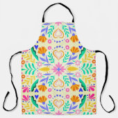 Mexicaanse Floral Art Schort (Voorkant)