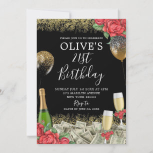 Mexicaanse Floral Buchona Money Party Birthday Kaart