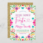 Mexicaanse Floral Fiesta Bridal Shower Kaart<br><div class="desc">Mexicaanse Floral Fiesta Bridal Shower</div>