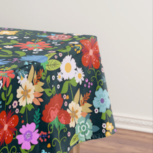 Mexicaanse Floral Folk Art Tafelkleed