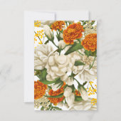 Mexicaanse Floral Gracias Bedankt Card (Achterkant)