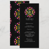 Mexicaanse Florals Butterflies Hand Dawn Wedding M Feestdagenkaart (Voorkant / Achterkant)