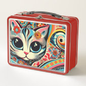 Mexicaanse Folk Art Abstract Kitty Cat Talavera St (Voorkant)