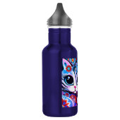 Mexicaanse Folk Art Abstract Kitty Cat Talavera St Waterfles (Links)