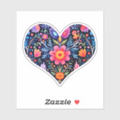 Mexicaanse Folk Art Floral Sticker (Vel)