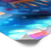 Mexicaanse Folk Art Snowmen Snowman Terugkeer Adre Poster (Hoek)