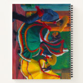 Mexicaanse Folk Dancer Spiral-laptop Notitieboek (Achterkant)