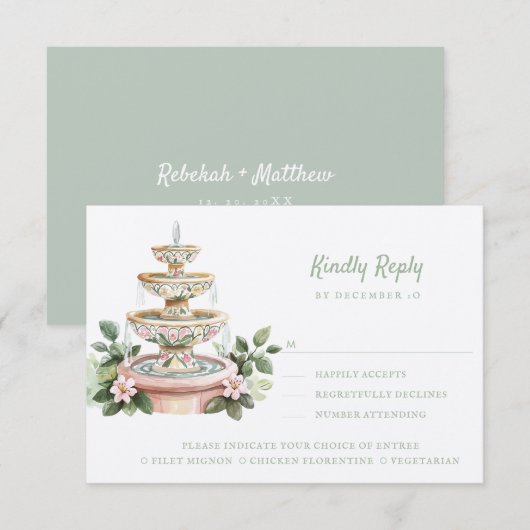 Mexicaanse fontein | vriendelijk antwoord | Maalti (Voorkant / Achterkant)