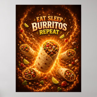 Mexicaanse Food Fiesta Smaak Vibe Poster