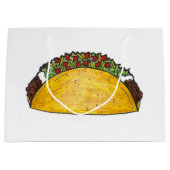 Mexicaanse Food Foodie Tex Mex Texas Taco Print Groot Cadeauzakje (Voorkant)