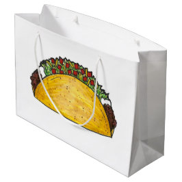 Mexicaanse Food Foodie Tex Mex Texas Taco Print Groot Cadeauzakje