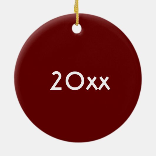 Mexicaanse Food Hard Shell Taco Dinsdag TexMex Keramisch Ornament (Achterkant)