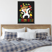 Mexicaanse Food Lover Mannen Burrito Chef Gift Bur Canvas Afdruk (Insitu (Slaapkamer))