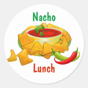 Mexicaanse Food Pun Nacho Lunch Sticker