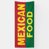 Mexicaanse Food truck of festival Spandoek (Verticaal)