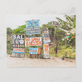 Mexicaanse fruitstandaard briefkaart